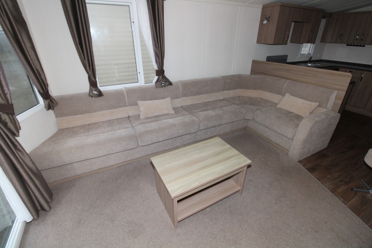 lounge area sofas in the 2015 Swift Burgundy