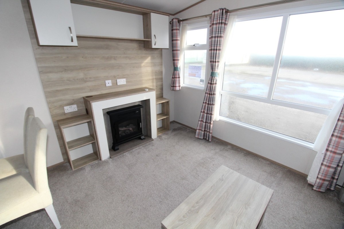 lounge with fireplace in the 2022 ABI Wimbledon