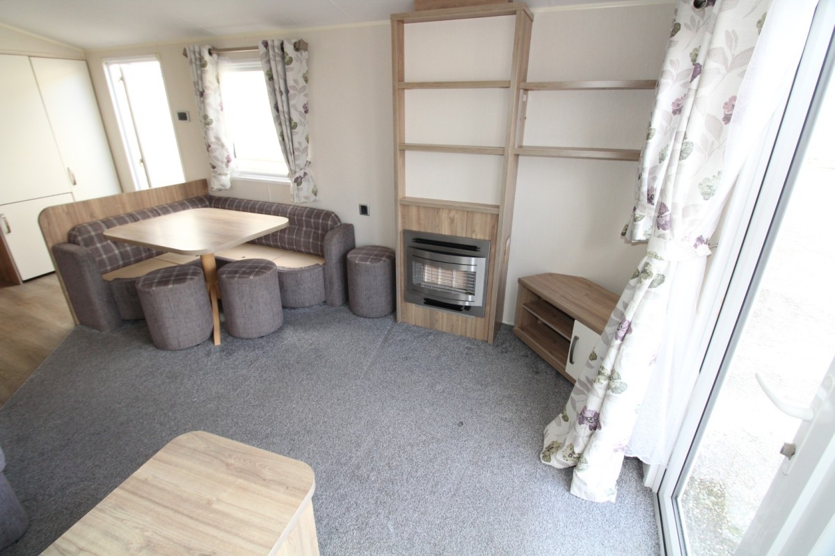 lounge to dining area in the 2016 Willerby Rio Premier