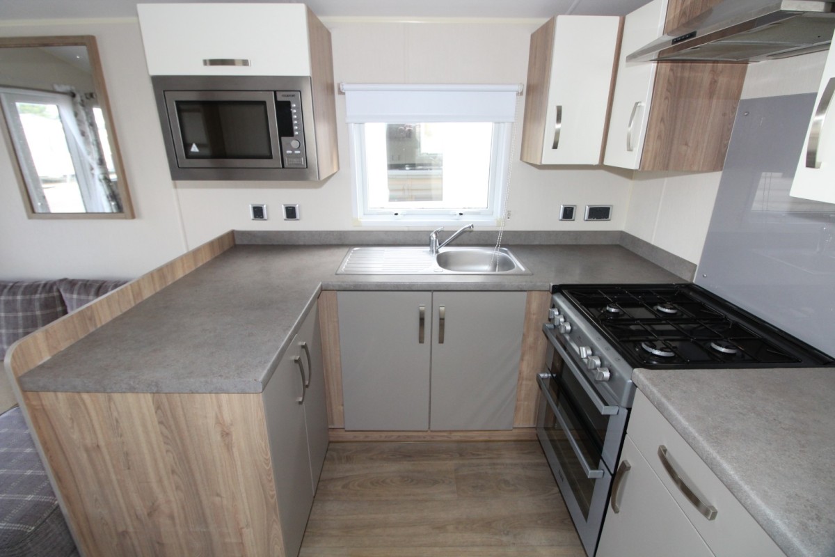 u shaped kitchen in the 2016 Willerby Rio Premier