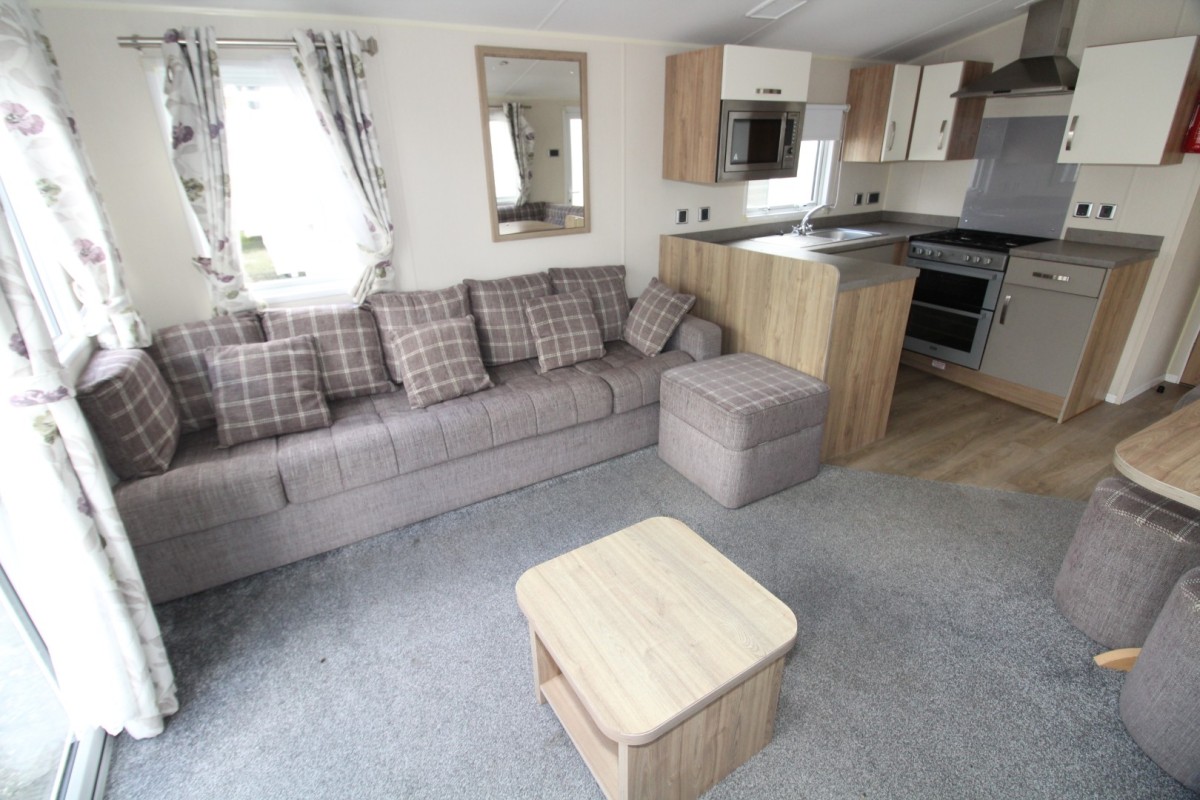 open plan living space in the 2016 Willerby Rio Premier