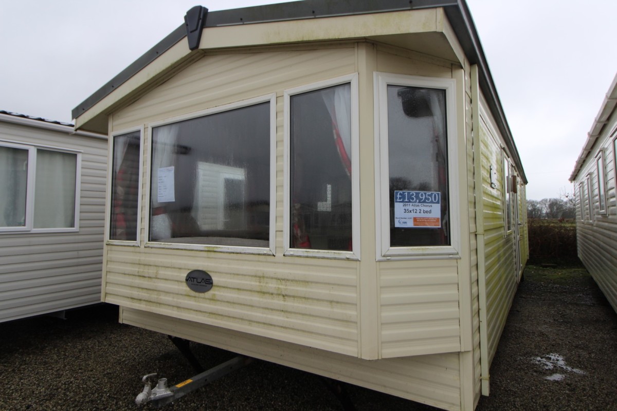 2011 Atlas Chorus 2 bed static fpr sale off site in devon