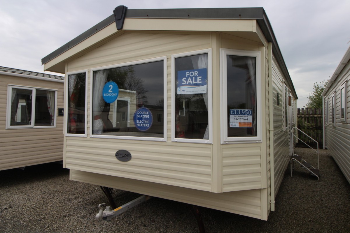 2011 Atlas Chorus 2 bed static fpr sale off site in devon