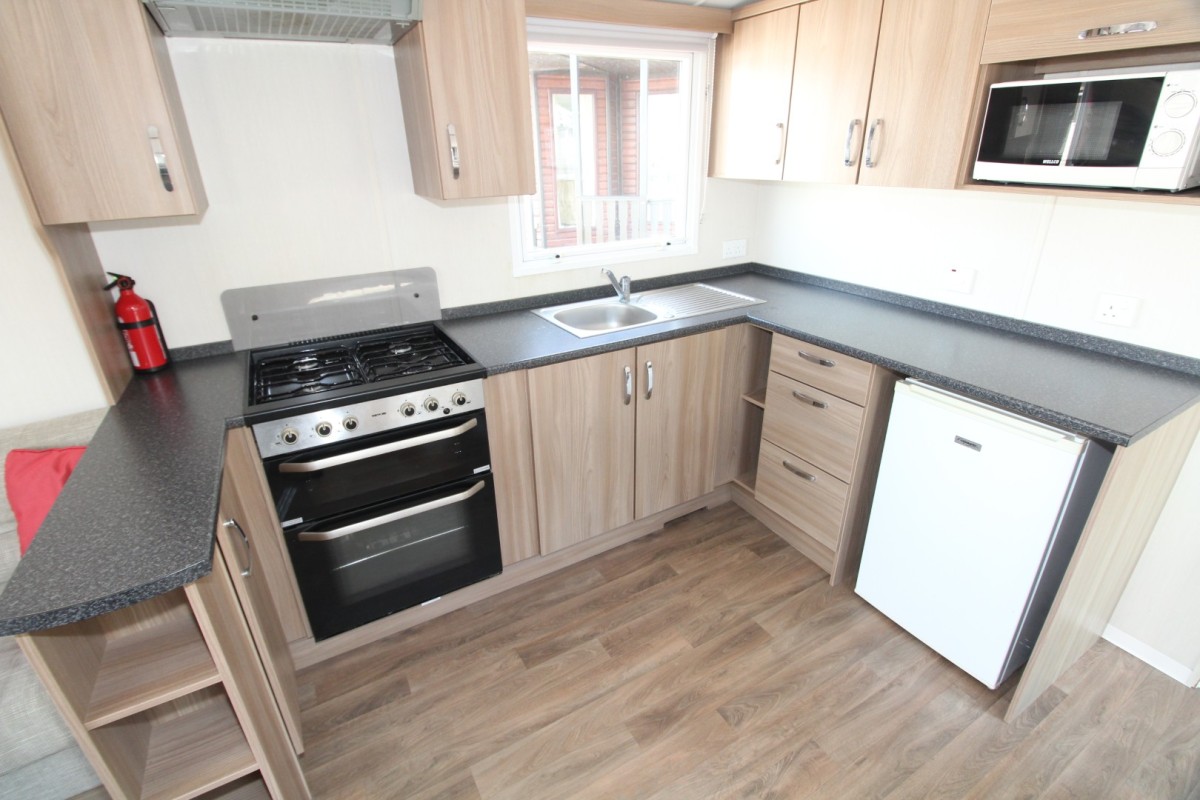 large u shaped kitchen in the 2016 Swift Loire