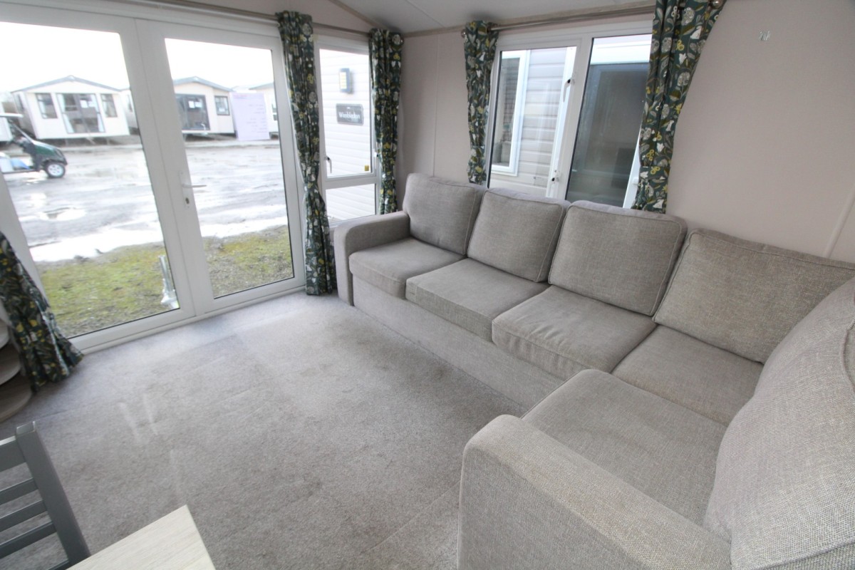 lounge area in the 2021 Atlas Amethyst 