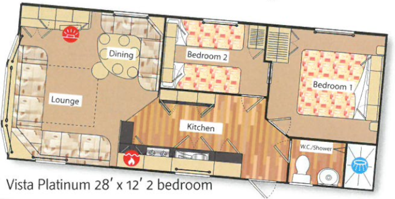 ABI Vista 2011 28x12 2 bed floorplan
