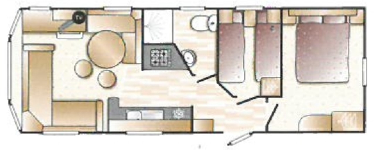 2011 Swift Burgundy floor plan