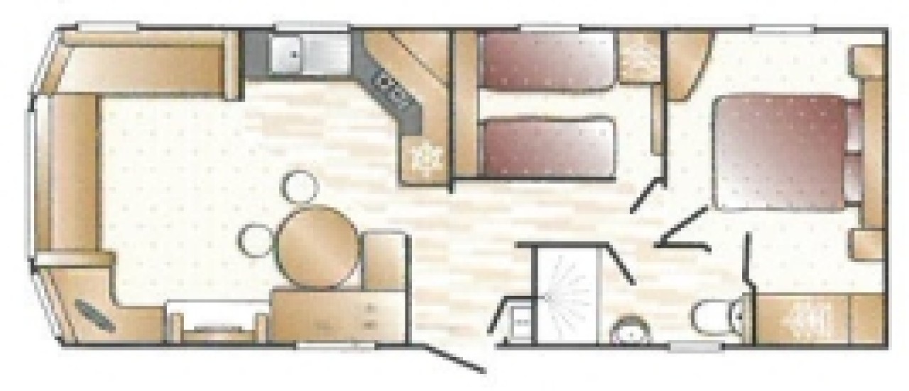 2008 Swift Burgundy floor plan