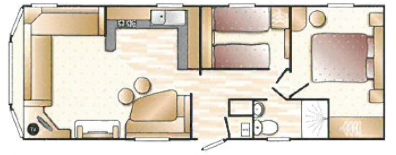 2011 Swift Burgundy floor plan