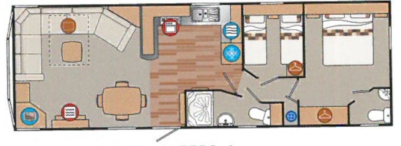 2010 Willerby Granada floor plan