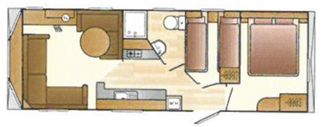 2015 Swift Loire floor plan