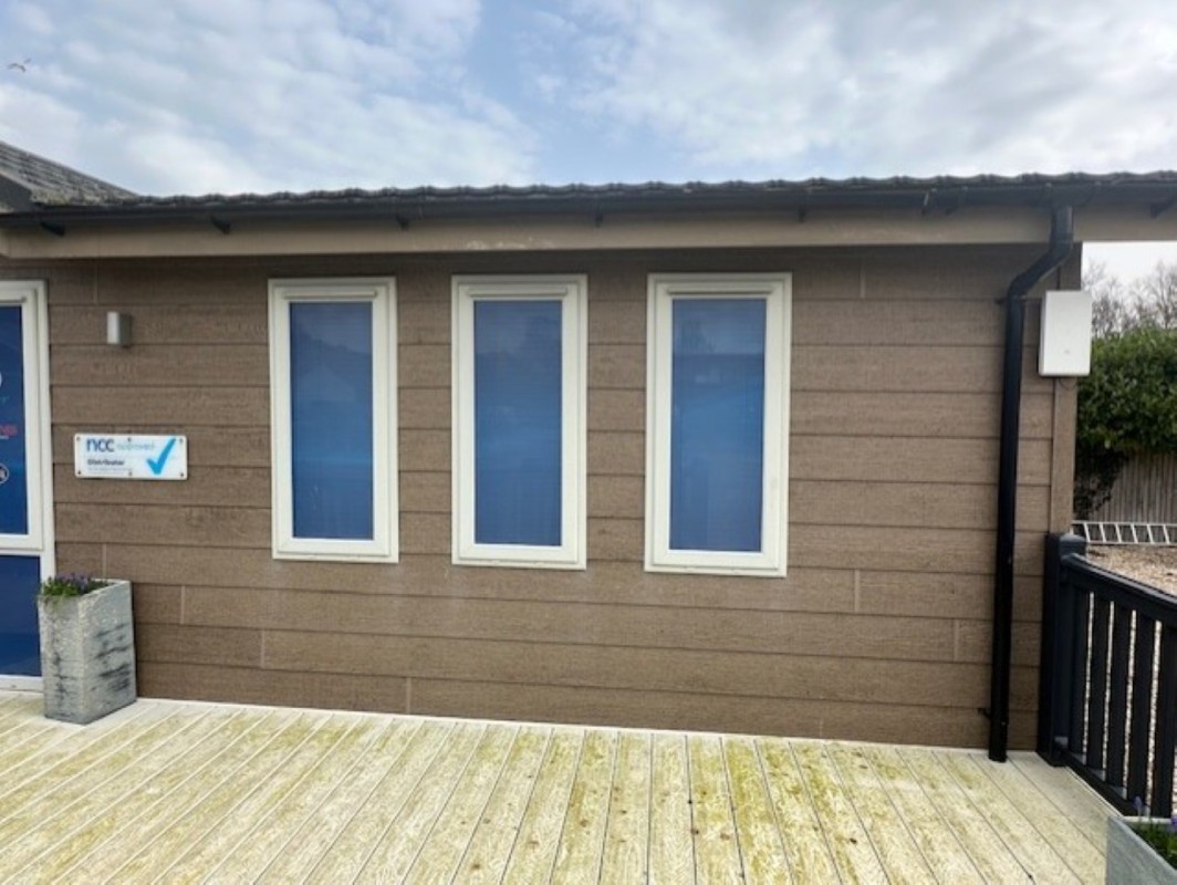 Front windows 2018 Custom Office Building