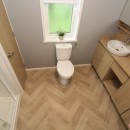 2023 Atlas Oakwood Lodge  en-suite bathroom