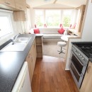 2015 Swift Loire galley style kitchen