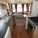 2015 Swift Loire galley style kitchen
