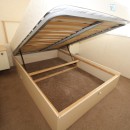 lift up double bed for storage