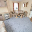 lounge to dining area in the 2009 Willerby Rio