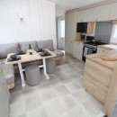 dining area and kitchen in the 2023 Swift Moselle Lodge 