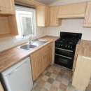 kitchen area in the 2007 Willerby Vacation