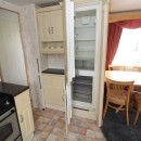 2004 Atlas Oakwood kitchen with full size fridge freezer