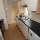 kitchen area in the Willerby Solara Gold 2012