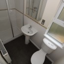 en-suite bathroom in the 2009 Wessex Coach House