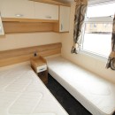 third bedroom in the 2011 Swift Moselle with twin beds