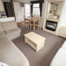 open plan living space in the 2011 Swift Moselle