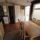 dining area in the 2011 Swift Moselle