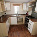 u shaped kitchen in the 2011 Swift Moselle