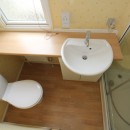 2007 Swift Moselle toilet and sink