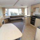 kitchendining area and lounge in the 2011 Swift Burgundy