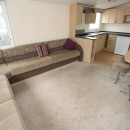 lounge and dining area in the 2011 Swift Burgundy