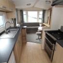 kitchen dining area and lounge in the 2011 Swift Burgundy