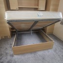 lift up double bed with storage