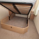 lift up bed with storage space