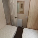 twin bedroom with central heating
