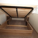 lift up bed in the main bedroom