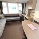 lounge and dining area in the 2013 Swift Burgundy