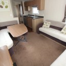open plan living space in the 2013 Swift Burgundy