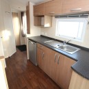 galley style kitchen in the 2013 Swift Burgundy