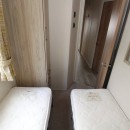 twin bedroom with wardrobes in the 2017 Willerby Rio Premier
