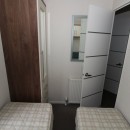 twin beds withwardrobes