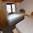 twin beds in the third bedroom in the 1999 Cosalt Cezanne lodge