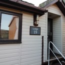 the door enterance to the 1999 Cosalt Cezanne lodge