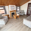 open plan living space in the 1999 Cosalt Cezanne lodge