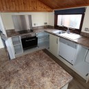 the large kitchen in the 1999 Cosalt Cezanne lodge