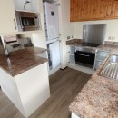 kitchen area with oven in the lodge