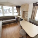 lounge and dining area in the 2012 Swift Burgundy