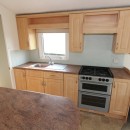 modern kitchen in the 2004 Willerby Westmorland
